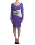 Cavalli Purple longsleeved dress